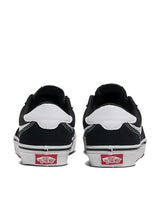 Vans Women's Brooklyn LS Shoe | Low-Top Sneakers for Everyday Wear, Walking, Work & Fashion, Black/White, 8