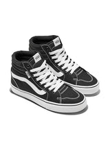 Vans Women's Filmore Hi Shoe | High Top Sneakers for Fashion & Casual Everyday Wear, (Canvas) Black/White, 7