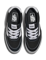 Vans Women's Brooklyn LS Shoe | Low-Top Sneakers for Everyday Wear, Walking, Work & Fashion, Black/White, 8