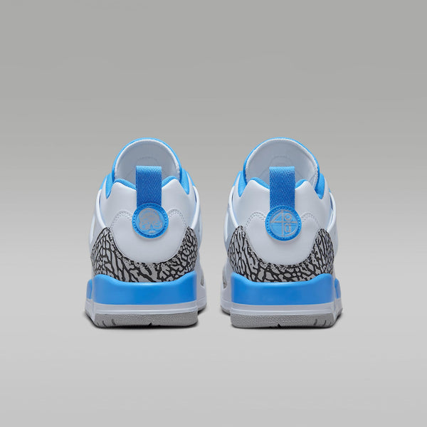 Jordan Spizike Low Men's Shoes (FQ1759-141, White/Wolf Grey/Anthracite/University Blue) Size 10