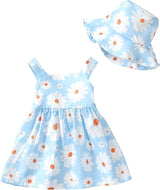 Toddler Girl Dress Baby Girl Summer Clothes Yellow Sleeveless Dresses Casual Boho Halter Sundress Toddler Outfits 18-24 Month Girl Clothing