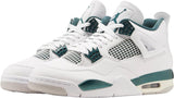 Jordan Men's 4 Retro White/Oxidized Green-White (FQ8138 103) - 14