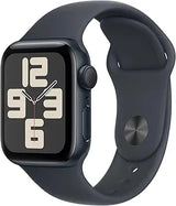 Apple Watch SE (2nd Gen) [GPS 40mm] Smartwatch with Starlight Aluminum Case with Lake Green Sport Loop One Size. Fitness and Sleep Trackers, Crash Detection, Heart Rate Monitor, Carbon Neutral