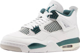 Jordan Men's 4 Retro White/Oxidized Green-White (FQ8138 103) - 14