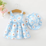 Toddler Girl Dress Baby Girl Summer Clothes Yellow Sleeveless Dresses Casual Boho Halter Sundress Toddler Outfits 18-24 Month Girl Clothing