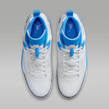 Jordan Spizike Low Men's Shoes (FQ1759-141, White/Wolf Grey/Anthracite/University Blue) Size 10