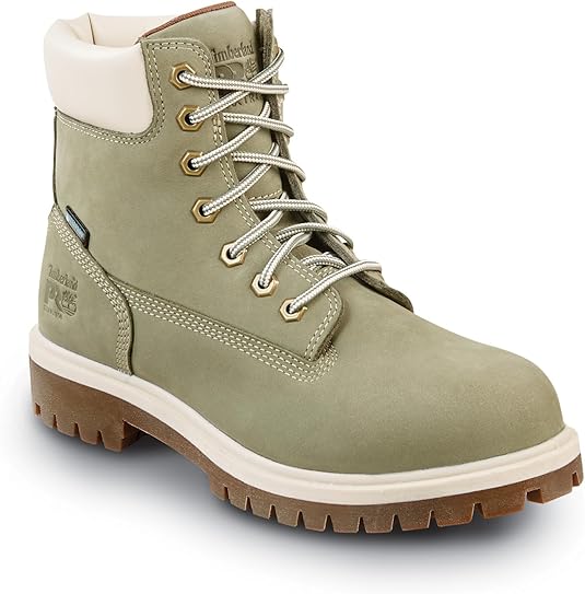 Timberland PRO 6IN Direct Attach, Women's, Wheat, Steel Toe, EH, WP/Insulated, MaxTrax Slip-Resistant Boot (7.5 W)
