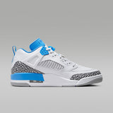 Jordan Spizike Low Men's Shoes (FQ1759-141, White/Wolf Grey/Anthracite/University Blue) Size 10