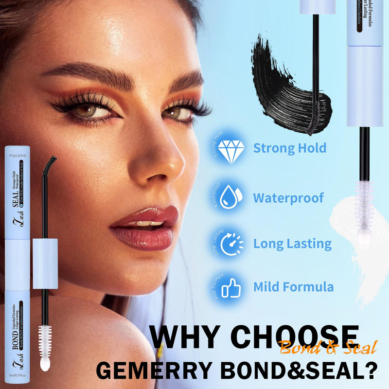 Geeneiya Wispy Lash Clusters Kit Natural Eyelash Clusters Kit 10-12MM DIY Lash Extension Kit C Curl Eyelash Extension Kit Short Individual Lashes with Lash Bond and Seal for Beginners