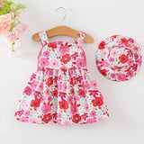 Toddler Girl Dress Baby Girl Summer Clothes Yellow Sleeveless Dresses Casual Boho Halter Sundress Toddler Outfits 18-24 Month Girl Clothing