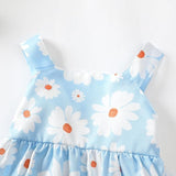 Toddler Girl Dress Baby Girl Summer Clothes Yellow Sleeveless Dresses Casual Boho Halter Sundress Toddler Outfits 18-24 Month Girl Clothing