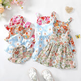 Toddler Girl Dress Baby Girl Summer Clothes Yellow Sleeveless Dresses Casual Boho Halter Sundress Toddler Outfits 18-24 Month Girl Clothing
